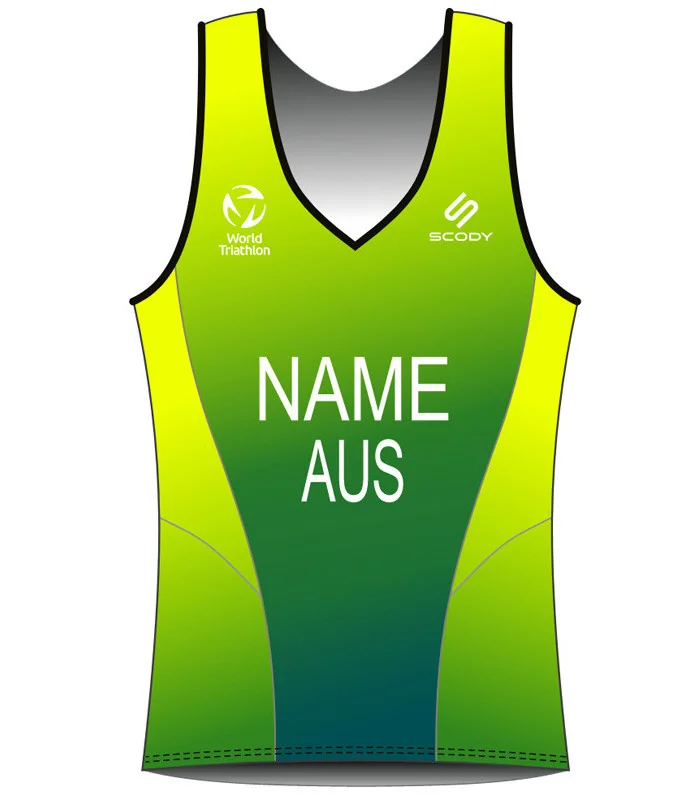 2025 World Champs Wollongong Women's Triathlon Singlet