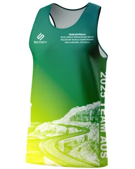2025 World Champs Wollongong Men's Run Singlet