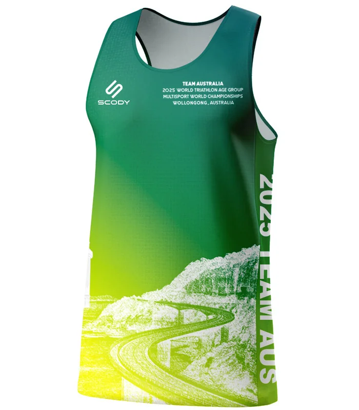 2025 World Champs Wollongong Men's Run Singlet