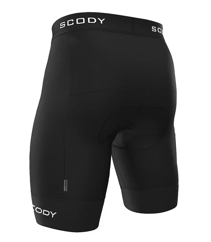Black Cycle Shorts, X-Opaque Cuff