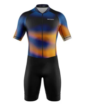Men's Honeycomb UV Protect triathlon suit for sale at Scody Australia. Flexible payment options available.| Triathlon Gear