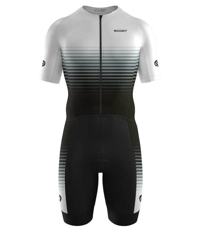 Horizon Black Men's Accelerate Sleeved Triathlon Suit