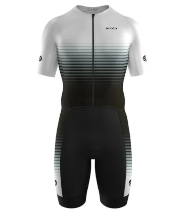 Horizon Black Men's Accelerate Sleeved Triathlon Suit