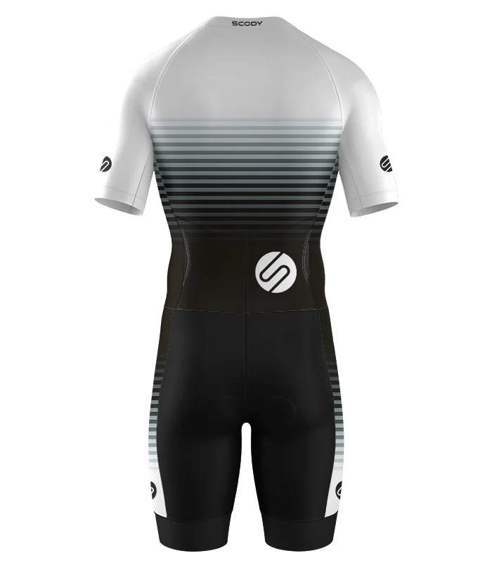 Horizon Black Men's Accelerate Sleeved Triathlon Suit