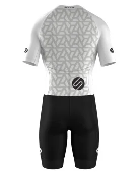 Geo Silver Men's Full Zip Aero Suit | Triathlon Gear