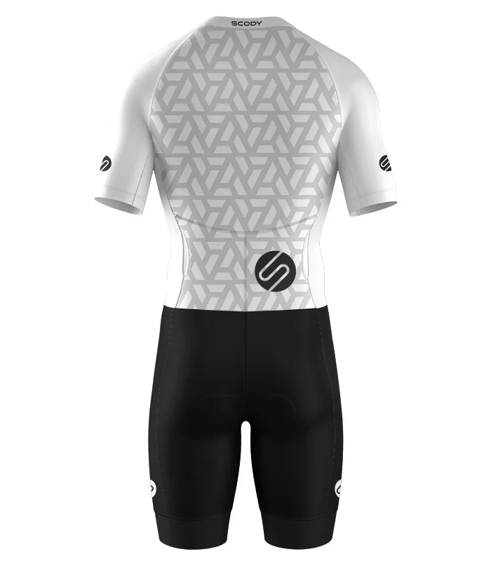 Geo Silver Men's Full Zip Aero Suit | Triathlon Gear