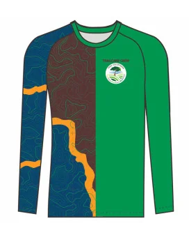 Logan CC Trail Volunteer Mountain Bike Shirt, Zip Pocket - Men, Green