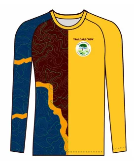 Logan CC Trail Volunteer Mountain Bike Shirt, Zip Pocket - Yellow