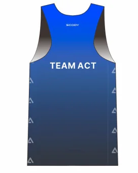 AusTriathlon ACT State Team Ultra Light Weight Run Singlet, Men