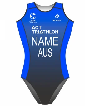 AusTriathlon ACT State Women's Elite Triathlon Swimsuit