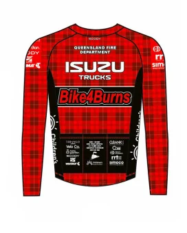 Bike for Burns Performance Long Sleeve Cycle Jersey - Men