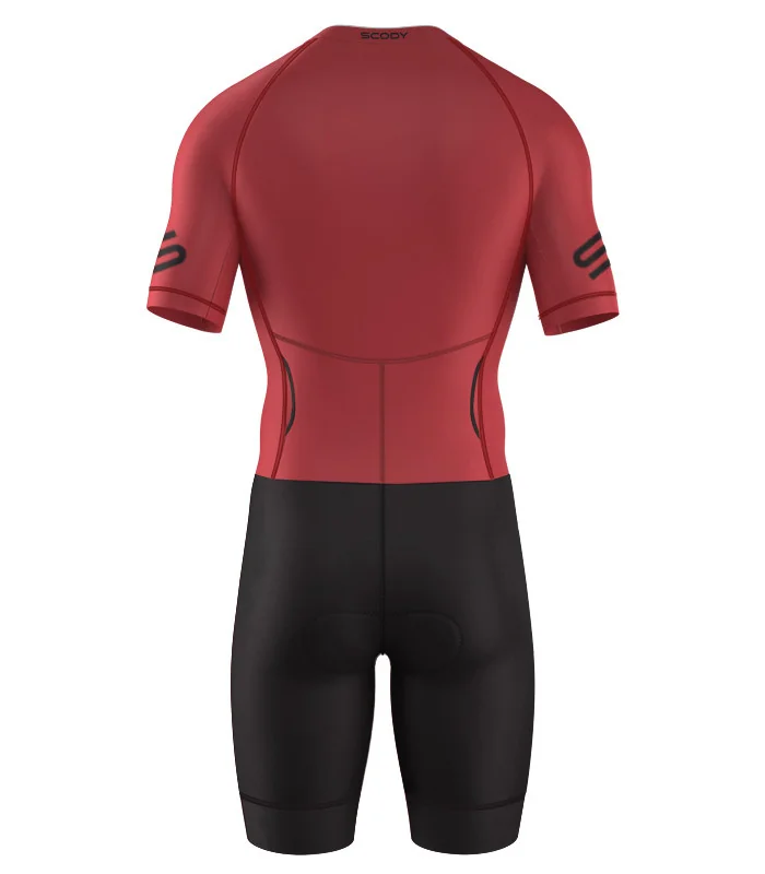 Men's Navy UV Protect triathlon suit for sale at Scody Australia. Flexible payment options available. | Triathlon Gear