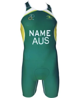 Green and Gold Optimise Lightspeed Triathlon Suit