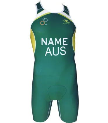 Green and Gold Optimise Lightspeed Triathlon Suit
