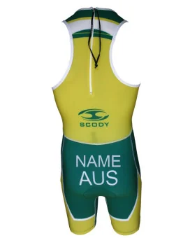Green and Gold Optimise Lightspeed Triathlon Suit