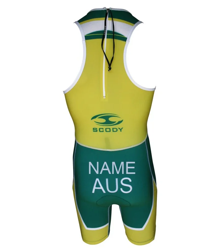 Green and Gold Optimise Lightspeed Triathlon Suit