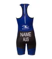 Blue Elite Triathlon Suit Junior Name and Country Included