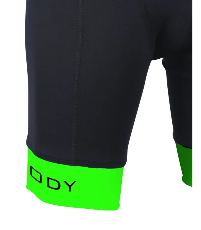 Black Cycle Bib Shorts, X-Opaque Cuff, Choose Cuff Colour