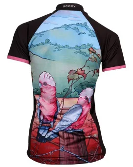 Galah Cycle Jersey designed by Kristy-Ann Duffy