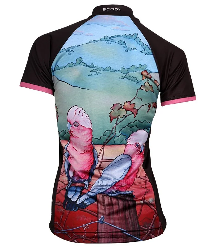 Galah Cycle Jersey designed by Kristy-Ann Duffy