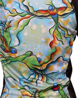 Rainbow Riot Lorikeet Cycle Jersey - Women