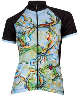 Rainbow Riot Lorikeet Cycle Jersey - Women