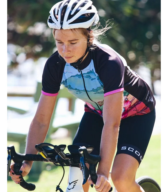 Galah Cycle Jersey designed by Kristy-Ann Duffy | Cycling Clothing