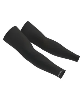 Pure Black Thermo-fit Arm Warmers - Unisex | Cycling Clothing | Running Gear | Triathlon Gear