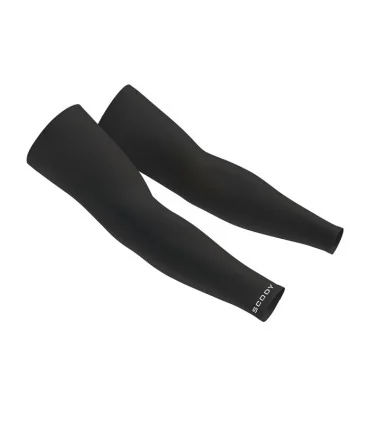 Pure Black Thermo-fit Arm Warmers - Unisex | Cycling Clothing | Running Gear | Triathlon Gear