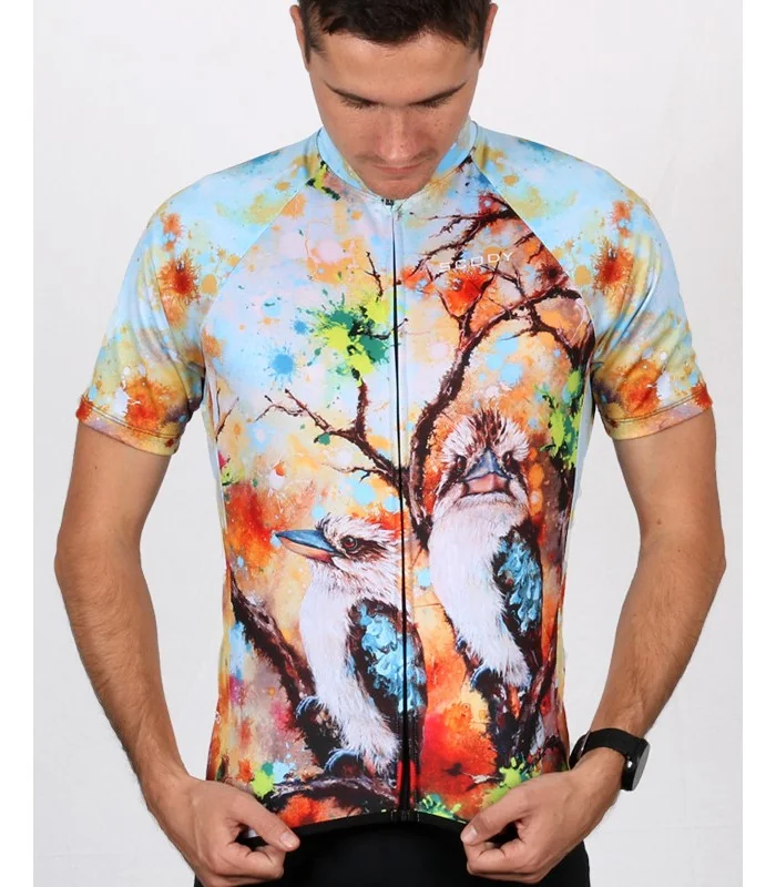 Regeneration Cycle Jersey - Kookaburras on a regenerating landscape