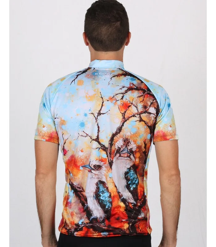 Regeneration Cycle Jersey - Kookaburras on a regenerating landscape
