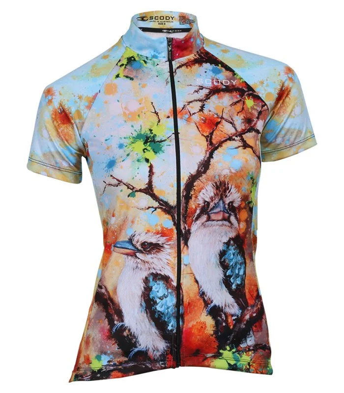 Regeneration - Kookaburras in regenerating landscape Cycle Jersey - Women