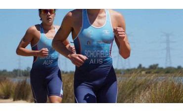 As part of the Australian Junior Triathlon Series last season, the first three males and females in the overall point score were